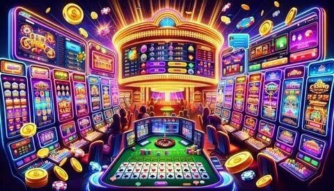 Antarmuka aplikasi jettoto menampilkan menu permainan dan opsi deposit